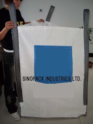 kupować 2200LBS U-Panel Sand / Cement / Soil FIBC Jumbo Bag, współczynnik bezpieczeństwa 5-1 online manufacture