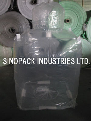 kupować Przezroczysta 3mil 6mil Grubość Forma Fit PE Big Bag Liner z LLDPE / LDPE online manufacture