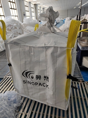 Dobry odporność na zimno 1500kg PP Jumbo Fibc 4 Loops Un certyfikowane torby masowe do transportu ciężkich towarów masowych